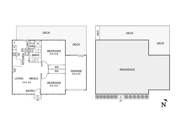 Floorplan of Homely unit listing, 3/75 Barkly Street, Mordialloc VIC 3195