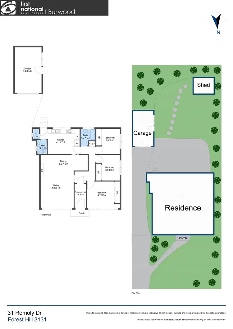Floorplan of Homely house listing, 31 Romoly Drive, Forest Hill VIC 3131