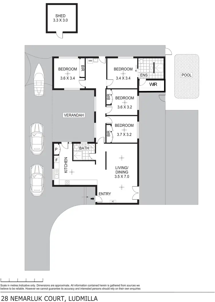 Floorplan of Homely house listing, 28 Nemarluk Drive, Ludmilla NT 820
