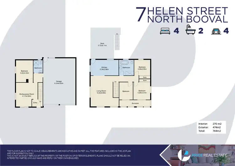 Floorplan of Homely house listing, 7 Helen Street, North Booval QLD 4304