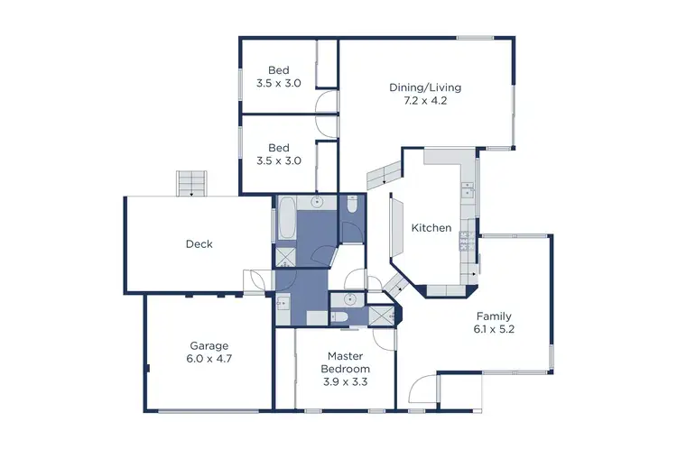 Floorplan of Homely house listing, 14 Philip Street, Vermont VIC 3133
