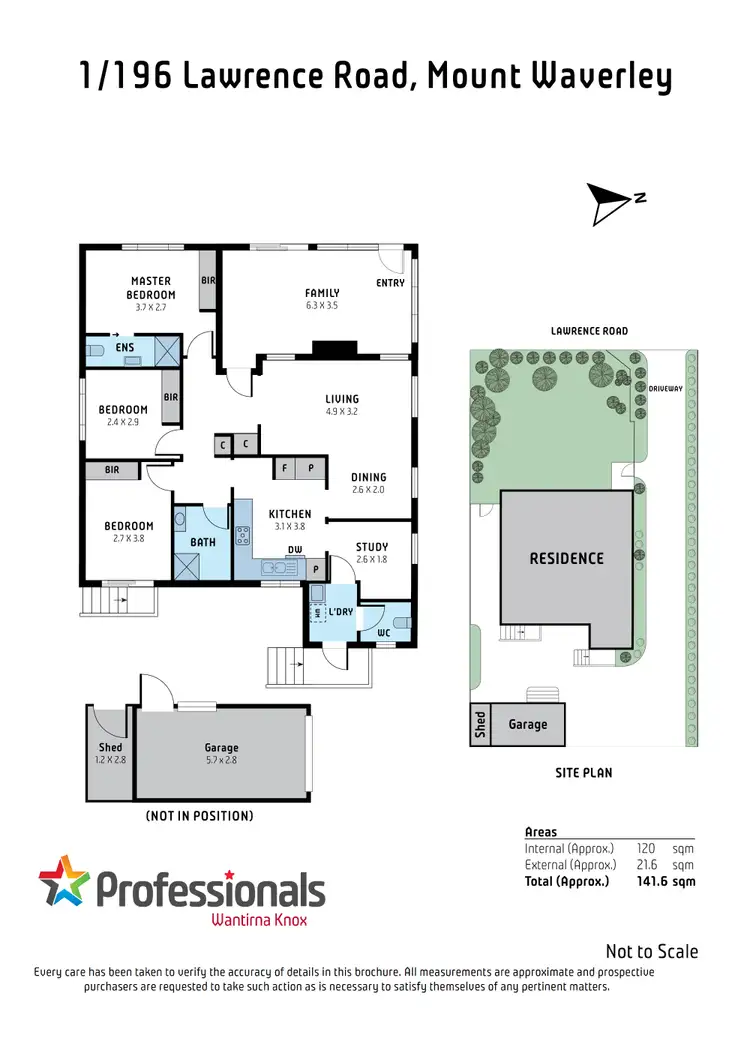 Floorplan of Homely unit listing, 1/196 Lawrence Road, Mount Waverley VIC 3149