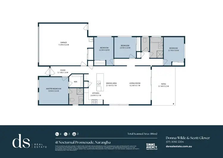 Floorplan of Homely house listing, 41 Nocturnal Promenade, Narangba QLD 4504