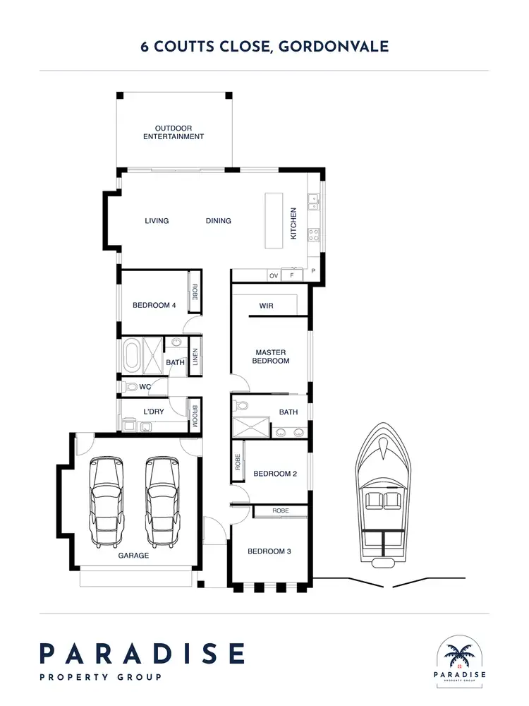 Floorplan of Homely house listing, 6 Coutts Close, Gordonvale QLD 4865