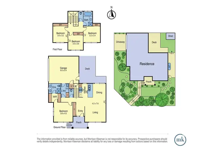 Floorplan of Homely house listing, 157 Hickling Avenue, Greensborough VIC 3088