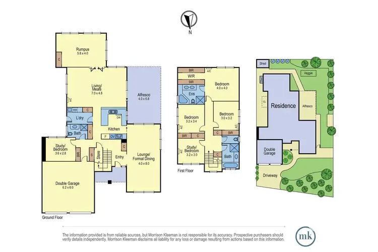 Floorplan of Homely house listing, 124 Nepean Street, Greensborough VIC 3088
