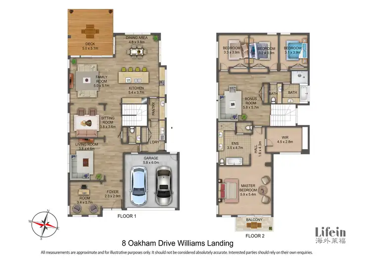Floorplan of Homely house listing, 8 Oakham Drive, Williams Landing VIC 3027