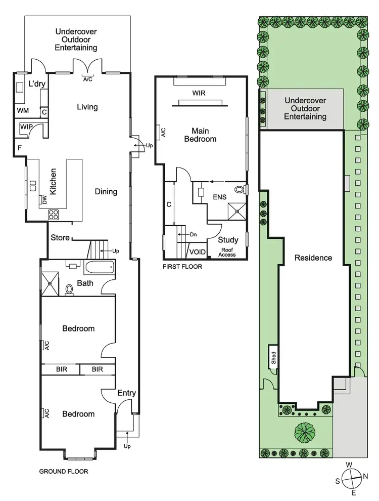 Floorplan of Homely house listing, 18 Willow Street, Elsternwick VIC 3185