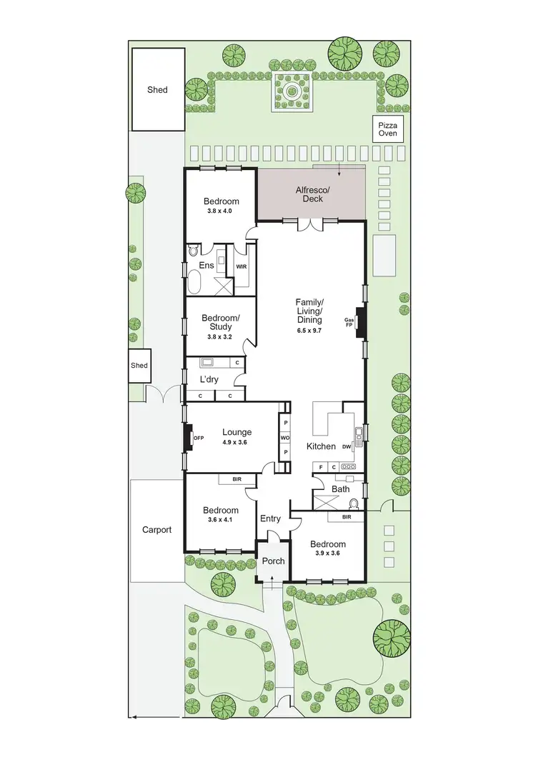 Floorplan of Homely house listing, 6 Barkly Street, Hughesdale VIC 3166