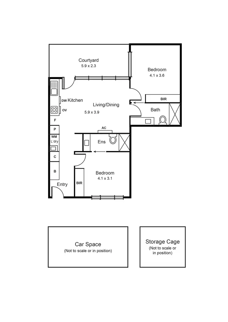 Floorplan of Homely apartment listing, 6/23 Melbourne Street, Murrumbeena VIC 3163