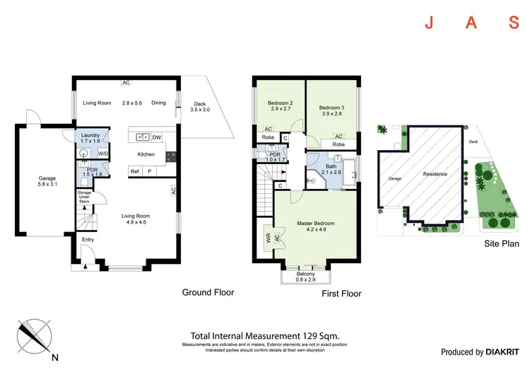Floorplan of Homely townhouse listing, 2/27 Warrs Road, Maribyrnong VIC 3032