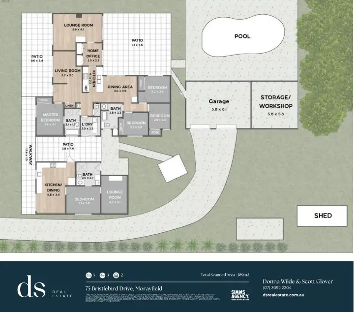 Floorplan of Homely house listing, 75 Bristlebird Drive, Morayfield QLD 4506