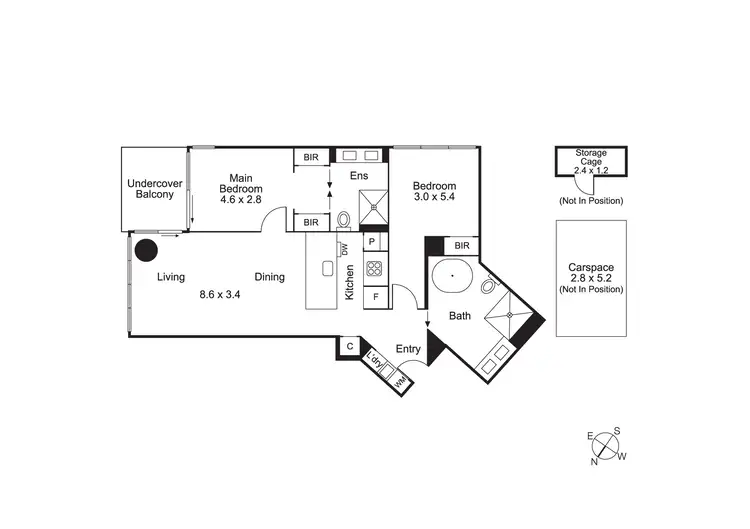 Floorplan of Homely apartment listing, 205a/14-16 The Esplanade, St Kilda VIC 3182