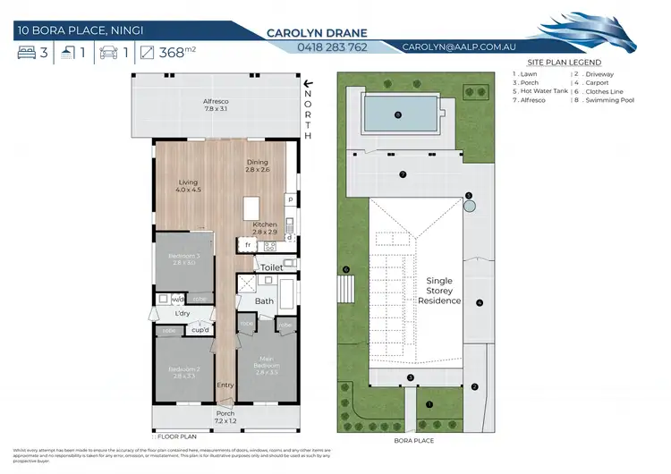 Floorplan of Homely house listing, 10 Bora Place, Ningi QLD 4511