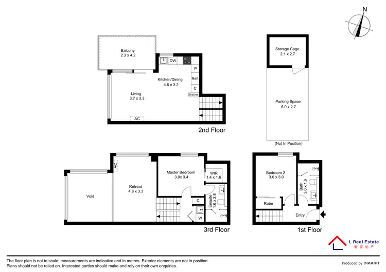 Floorplan of Homely apartment listing, 1210/3 Aquitania Way, Docklands VIC 3008