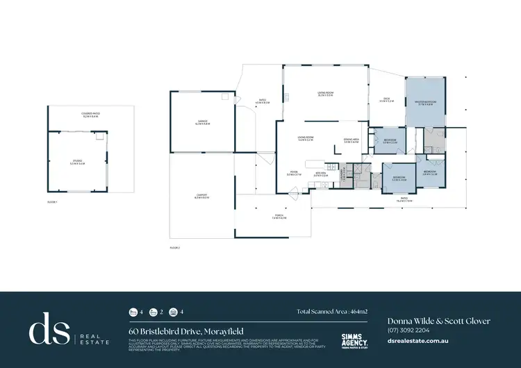 Floorplan of Homely house listing, 60 Bristlebird Drive, Morayfield QLD 4506