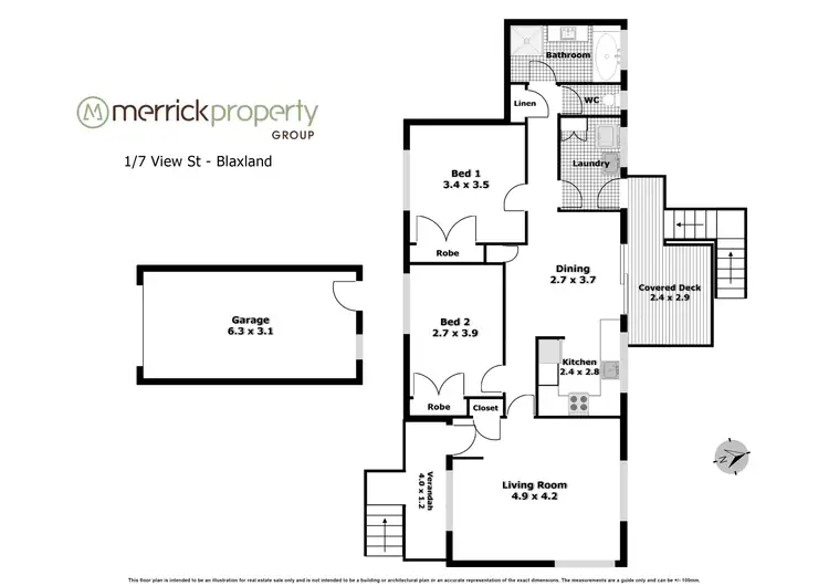 Floorplan of Homely villa listing, 1/7 View Street, Blaxland NSW 2774