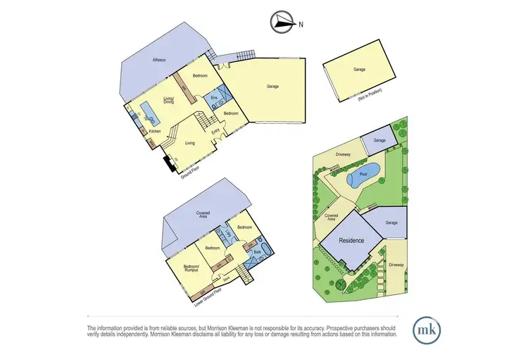 Floorplan of Homely house listing, 1 Baloo Court, St Helena VIC 3088