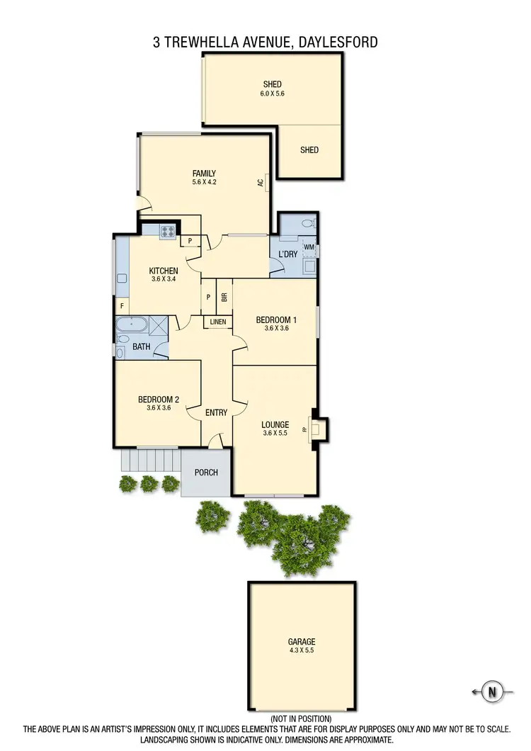 Floorplan of Homely house listing, 3 Trewhella Avenue, Daylesford VIC 3460