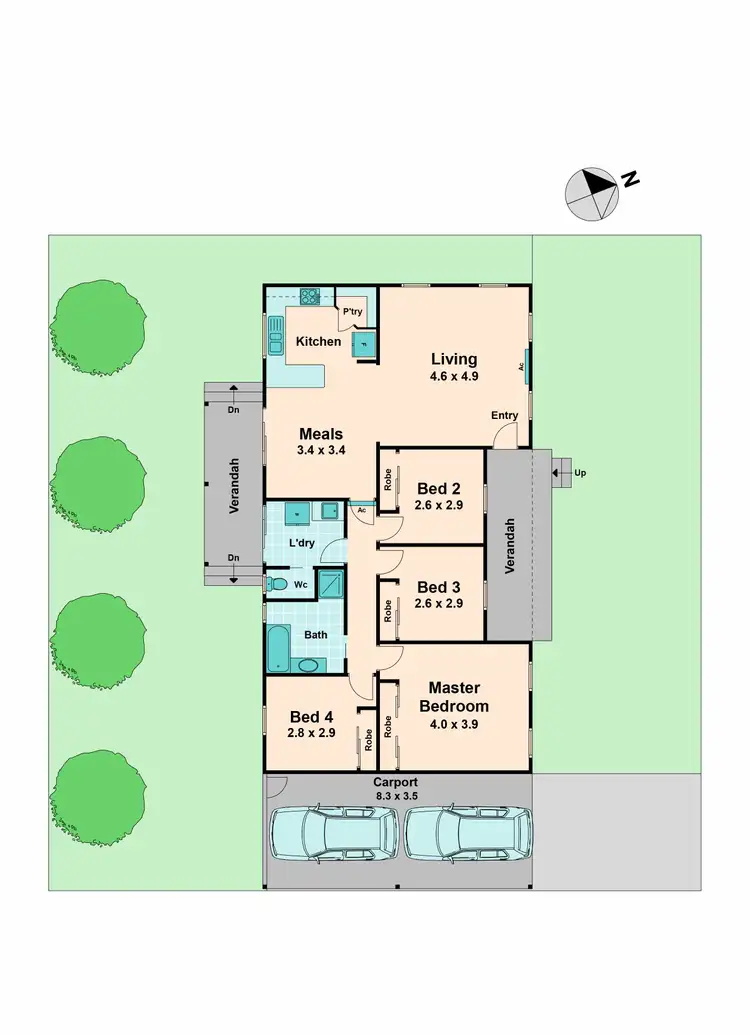 Floorplan of Homely house listing, 59A Station Street, Wallan VIC 3756