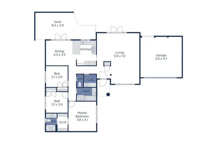 Floorplan of Homely unit listing, 6E Jellicoe Street, Box Hill South VIC 3128