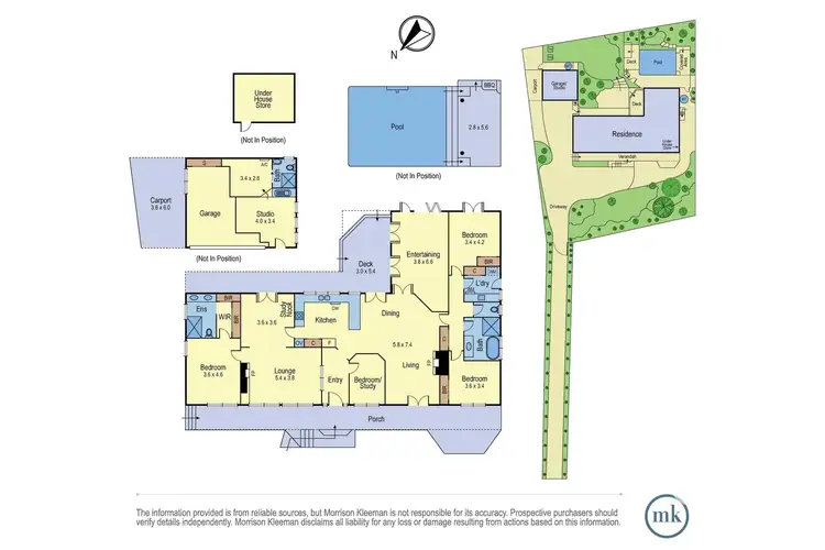 Floorplan of Homely house listing, 14 Diosma Road, Eltham VIC 3095