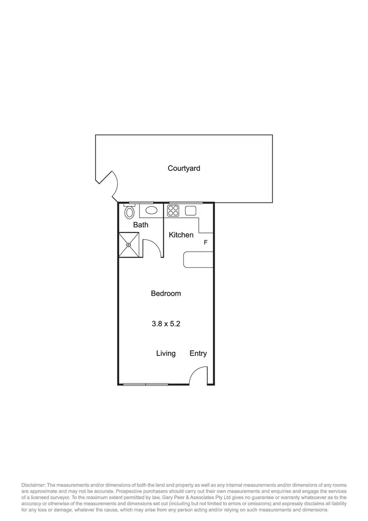 Floorplan of Homely apartment listing, 8/131 Glen Huntly Road, Elwood VIC 3184