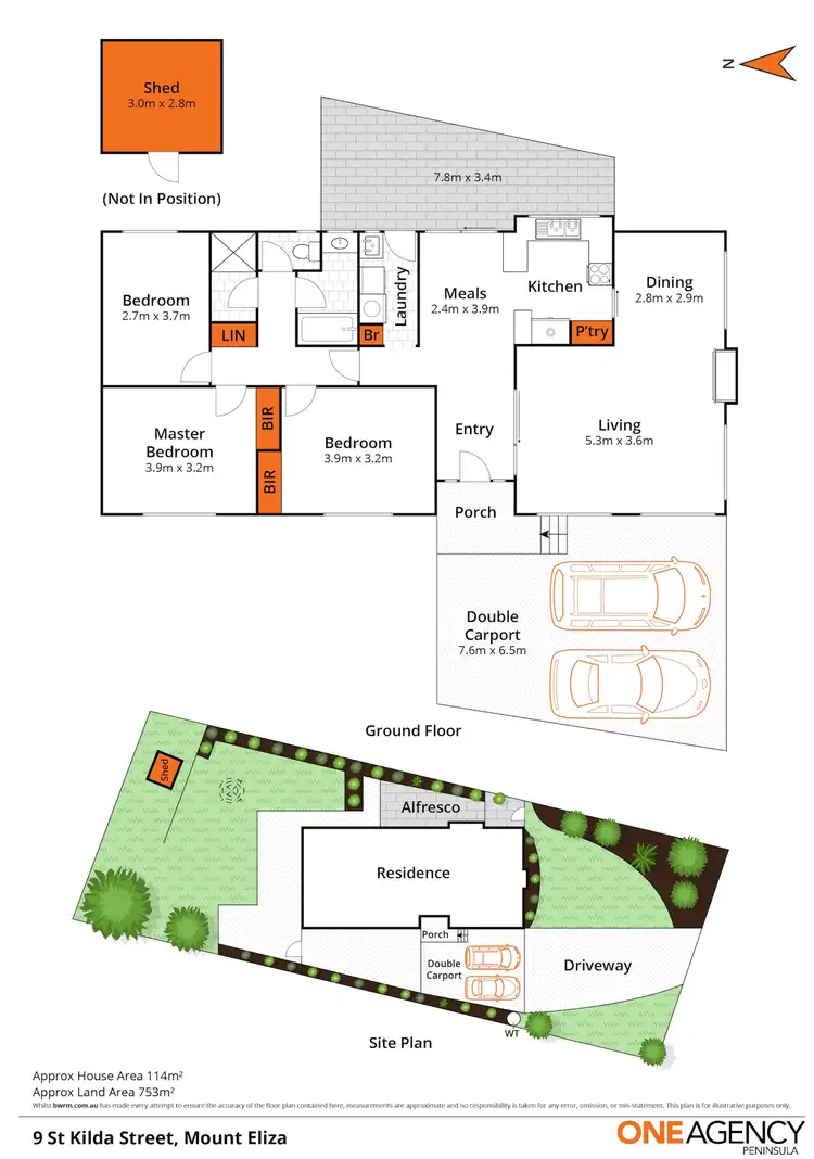 Floorplan of Homely house listing, 9 St Kilda Street, Mount Eliza VIC 3930