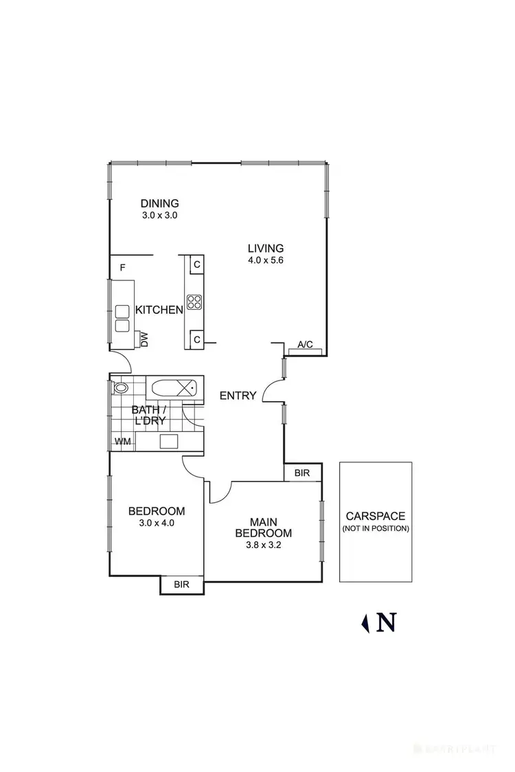 Floorplan of Homely apartment listing, 3/1 Woolcock Avenue, Kew East VIC 3102