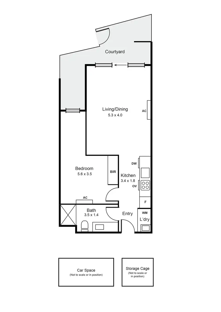 Floorplan of Homely apartment listing, G05/253 Neerim Road, Carnegie VIC 3163
