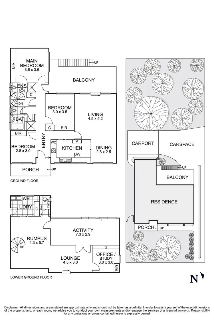 Floorplan of Homely house listing, 45 Jacana Avenue, Templestowe Lower VIC 3107