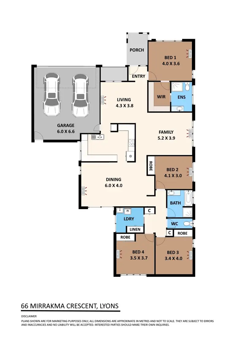 Floorplan of Homely house listing, 66 Mirrakma Crescent, Lyons NT 810