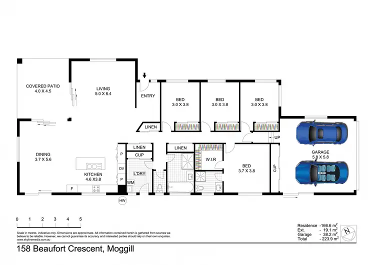 Floorplan of Homely house listing, 158 Beaufort Crescent, Moggill QLD 4070