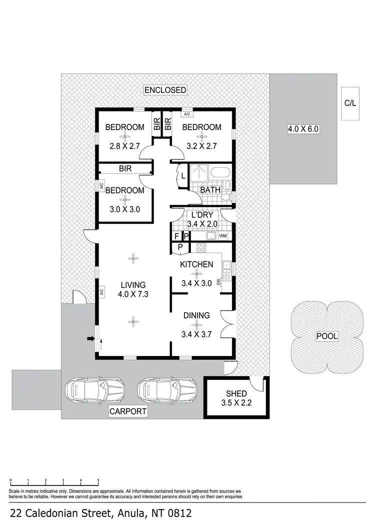 Floorplan of Homely house listing, 22 Caledonian Street, Anula NT 812