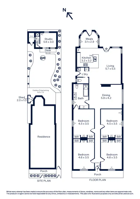 Floorplan of Homely house listing, 12 Hanmer Street, Williamstown VIC 3016