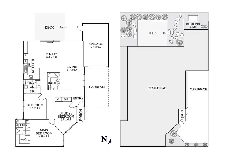 Floorplan of Homely townhouse listing, 4/18 Crown Avenue, Mordialloc VIC 3195