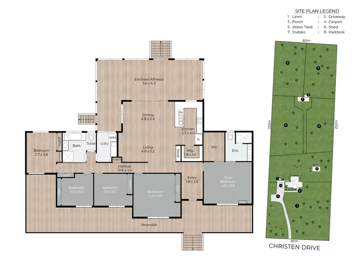 Floorplan of Homely house listing, 57 Christen Drive, Beachmere QLD 4510