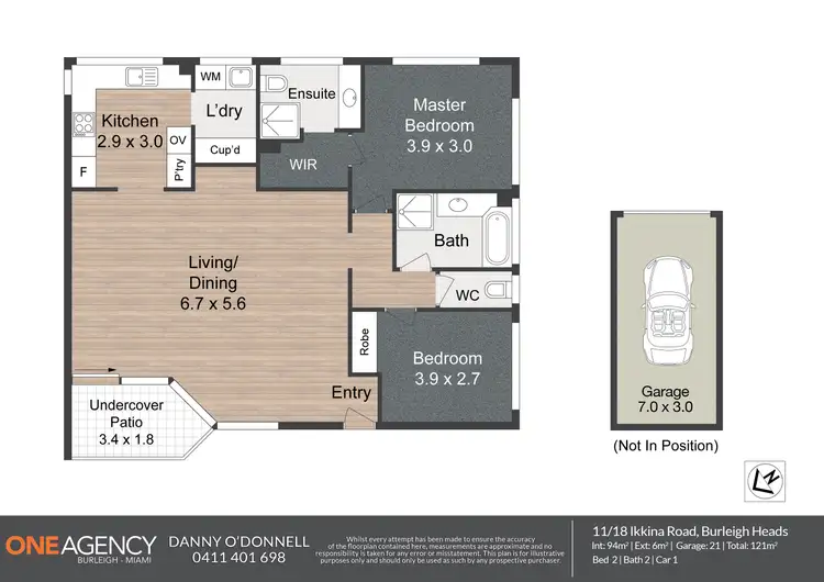 Floorplan of Homely apartment listing, 11/18 Ikkina Road, Burleigh Heads QLD 4220