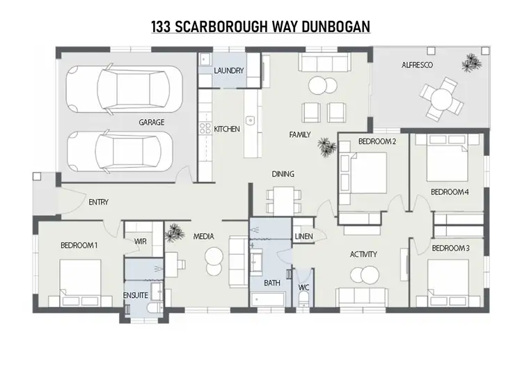 Floorplan of Homely house listing, 133 Scarborough Way, Dunbogan NSW 2443