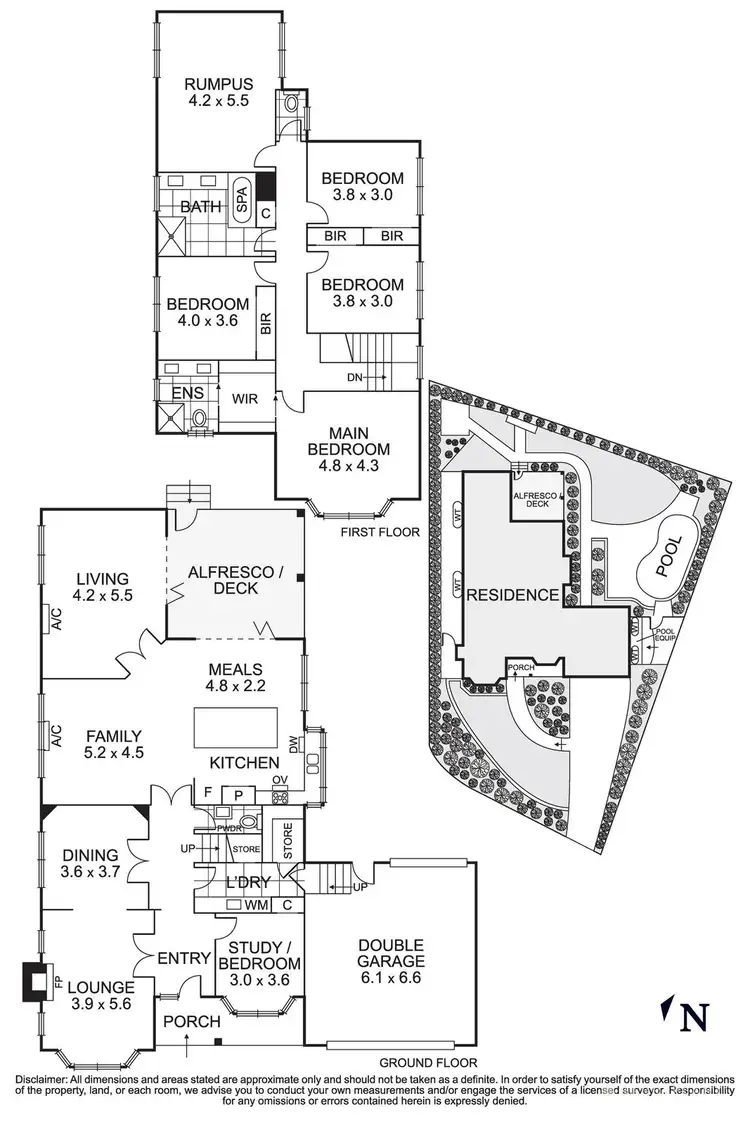 Floorplan of Homely house listing, 12 Arthur Streeton Place, Diamond Creek VIC 3089