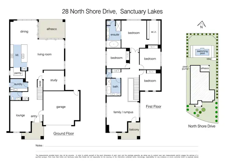 Floorplan of Homely house listing, 28 North Shore Drive, Sanctuary Lakes VIC 3030