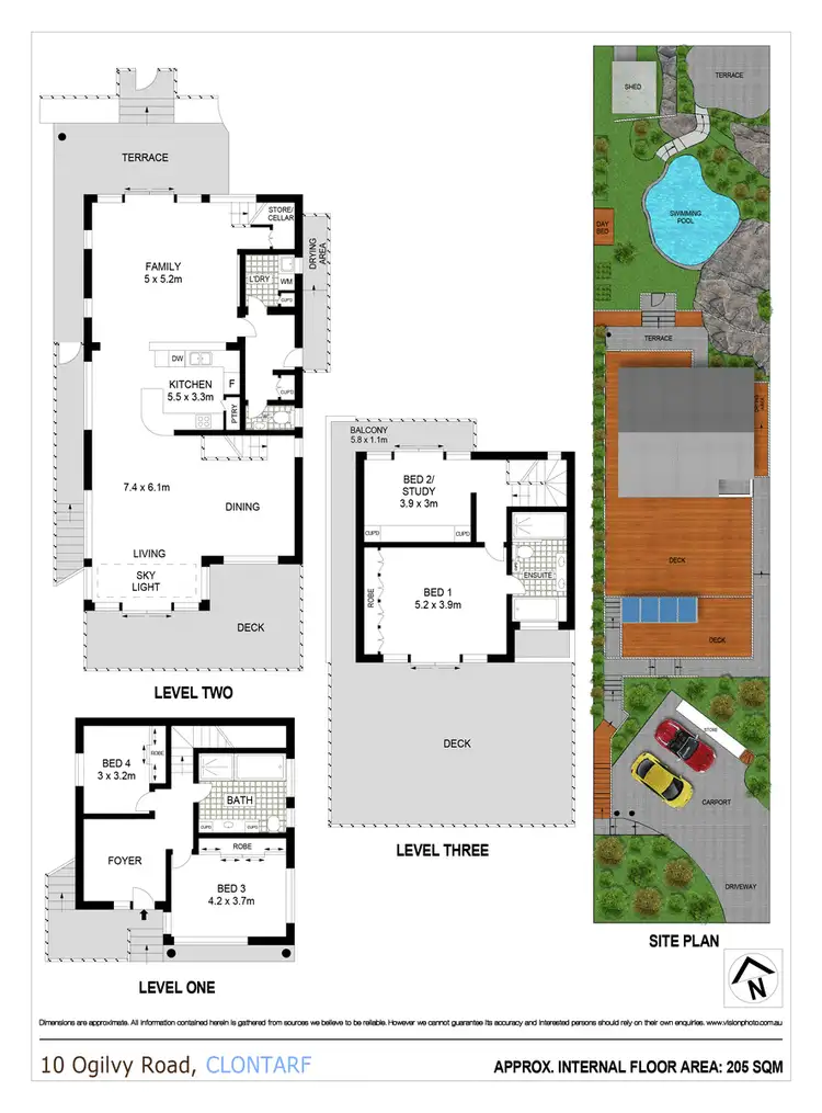 Floorplan of Homely house listing, 10 Ogilvy Road, Clontarf NSW 2093