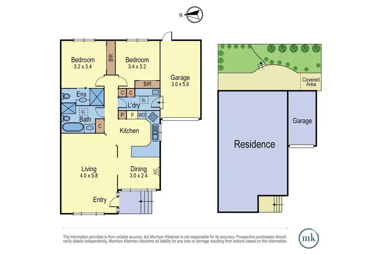 Floorplan of Homely unit listing, 2/98 Brougham Street, Eltham VIC 3095
