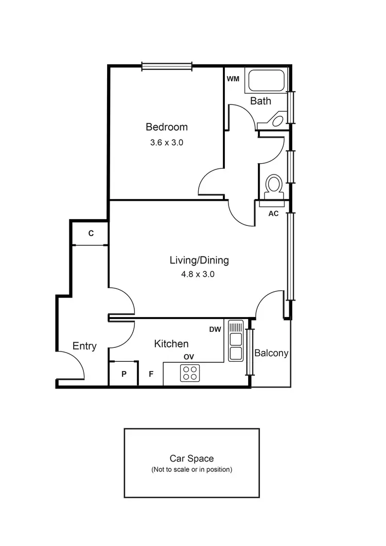 Floorplan of Homely apartment listing, 16/24-26 Holloway Street, Ormond VIC 3204