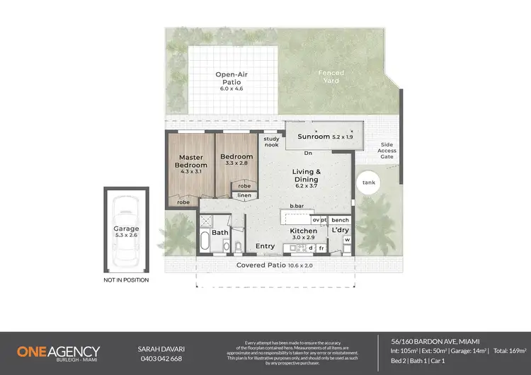 Floorplan of Homely villa listing, 56/160 Bardon Avenue, Miami QLD 4220
