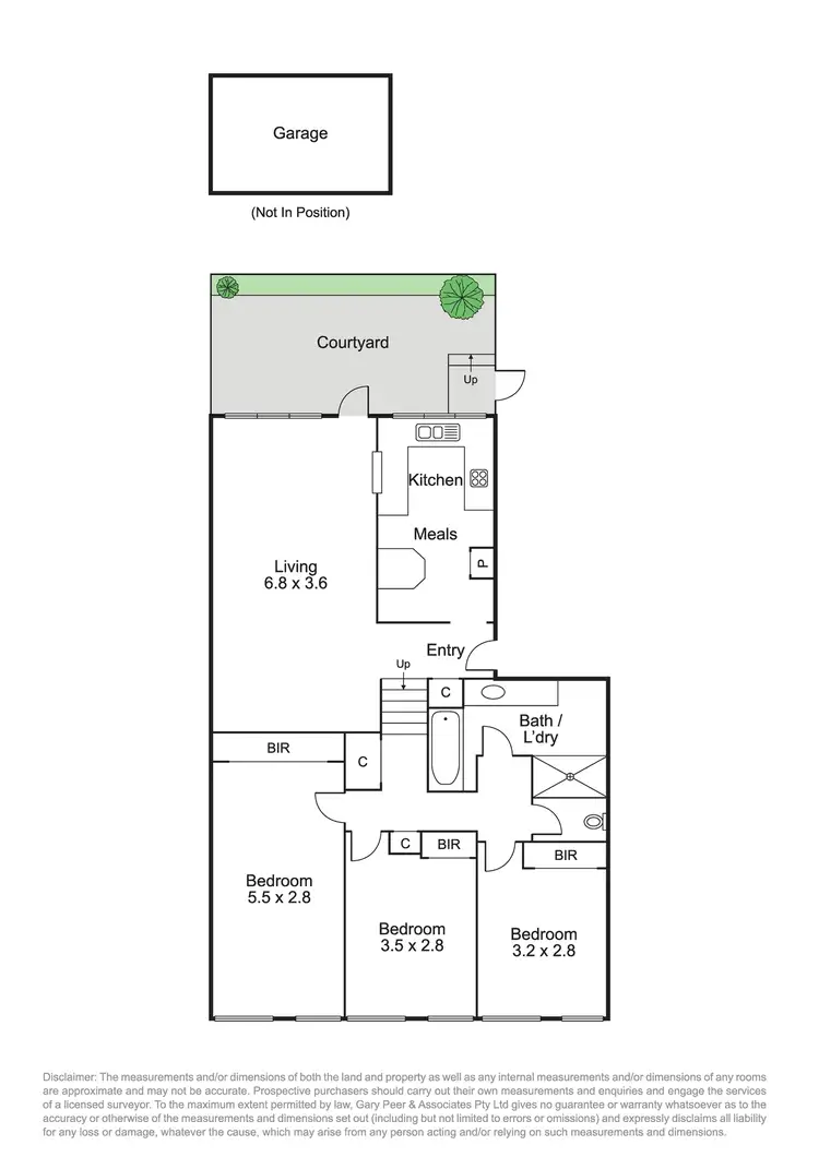 Floorplan of Homely townhouse listing, 5/23 Seymour Road, Elsternwick VIC 3185
