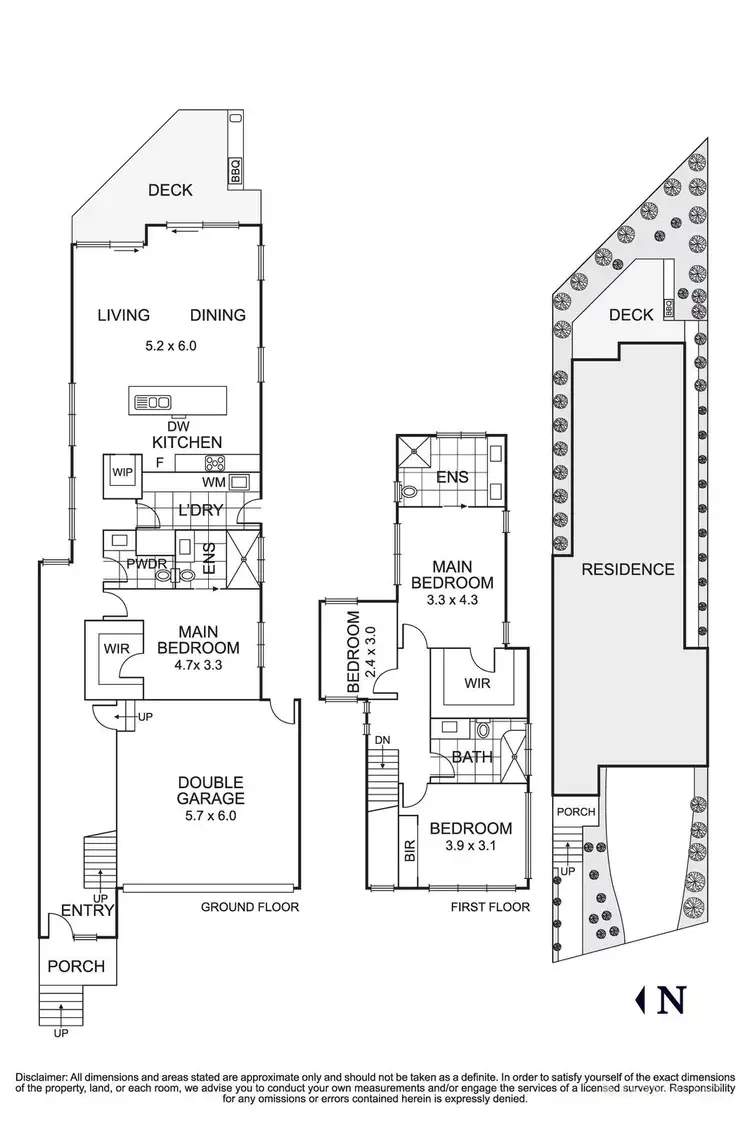 Floorplan of Homely townhouse listing, 1A Westminster Avenue, Bulleen VIC 3105