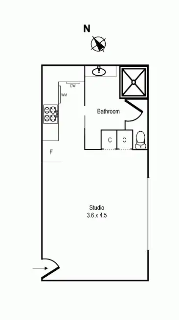 Floorplan of Homely apartment listing, 6/6-8 Cyril Street, Elwood VIC 3184