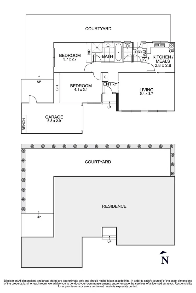 Floorplan of Homely unit listing, 3/491 Whitehorse Road, Balwyn VIC 3103