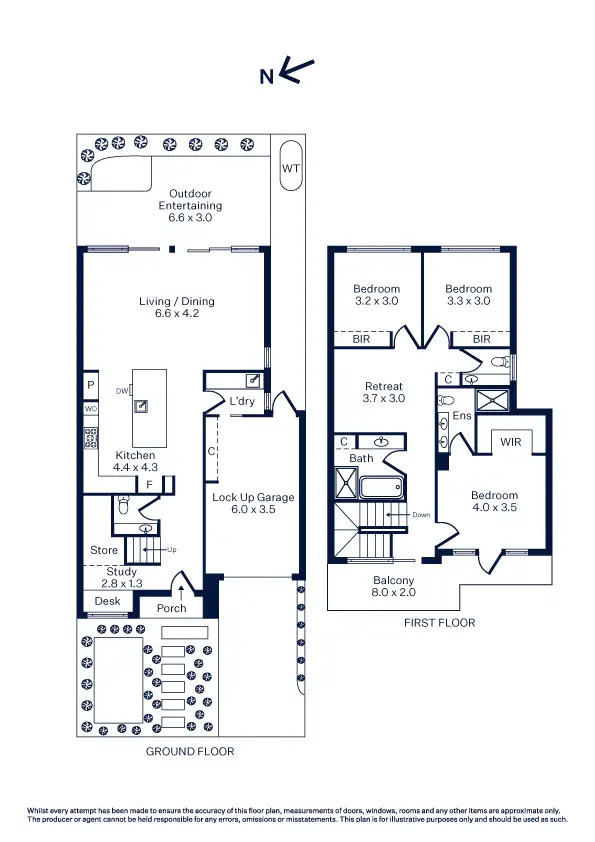 Floorplan of Homely townhouse listing, 2C Schutt Street, Newport VIC 3015